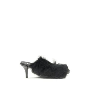 Pedro García Women Fur-Trimmed Mules Sandals
